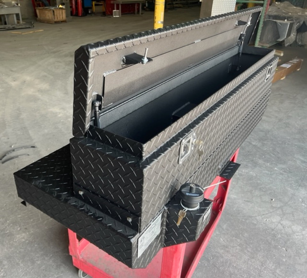 ATTA Tanks Aluminium Auxillary Tank Short Bed Roll-Top Combo AT33TT-RT