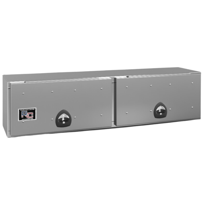 RC Industries Top Mount Tool Box P-Series Smooth Aluminum Box With Stainless Steel Door