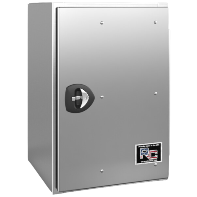RC Industries Underbody Tool Box V-Series .125 Aluminum Box With Stainless Steel Door