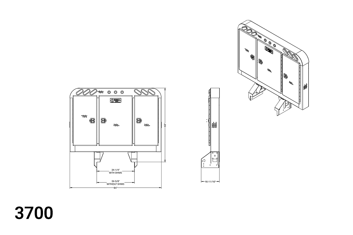 Merritt Northern-Light Cab Rack