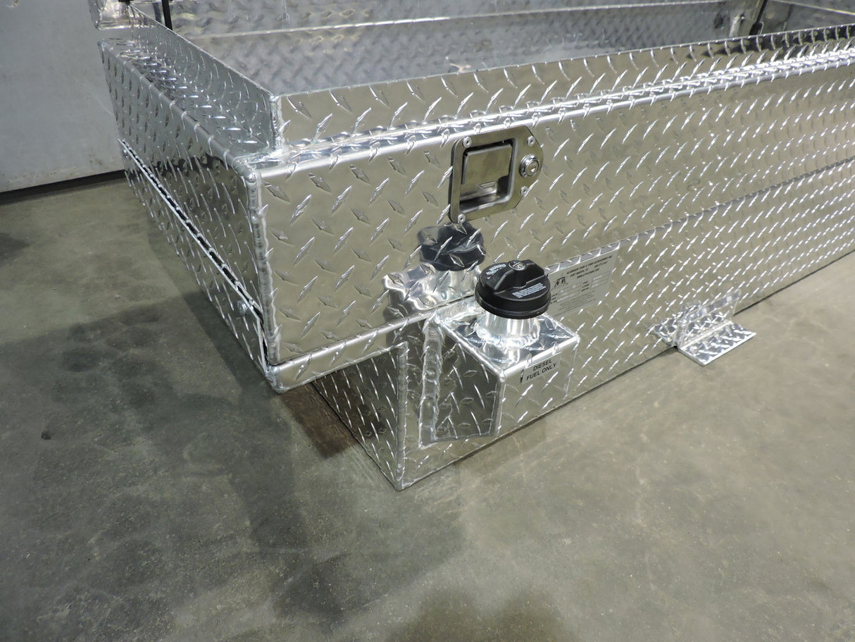 ATTA 40 Gallon Diesel Auxiliary Tank & Toolbox Combo Dodge ECO Diesel AT40TT-ED