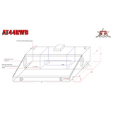 ATTA 44 Gallon Auxiliary Tank & Wedge-box Combo AT44RWB