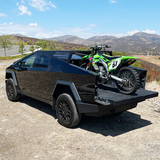 CYBERTRUCK Co TESLA Cybertruck 24+ MOTO Rack - Stainless Steel & Aluminum Matte Black