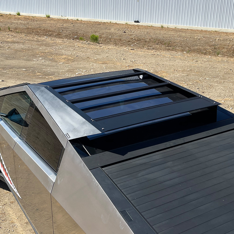 CYBERTRUCK Co TESLA Cybertruck 24+ SPORT Rack - Stainless Steel & Aluminum Matte Black