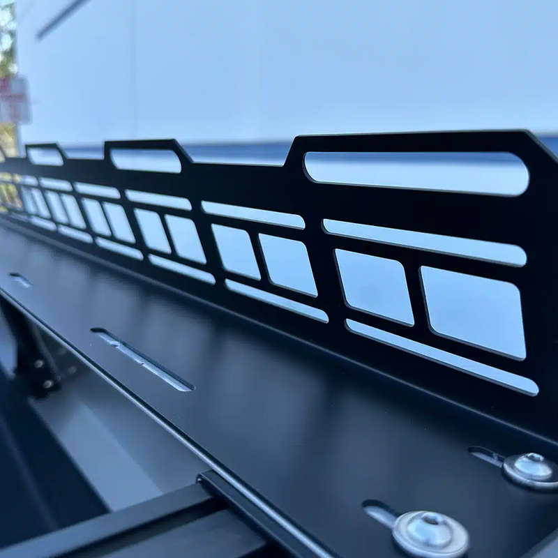 CYBERTRUCK Co TESLA Cybertruck 24+ MOTO Rack - Stainless Steel & Aluminum Matte Black