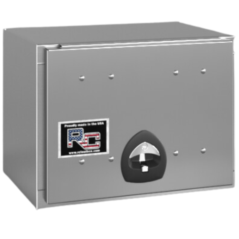 RC Industries Top Mount Tool Box P-Series Smooth Aluminum Box With Stainless Steel Door