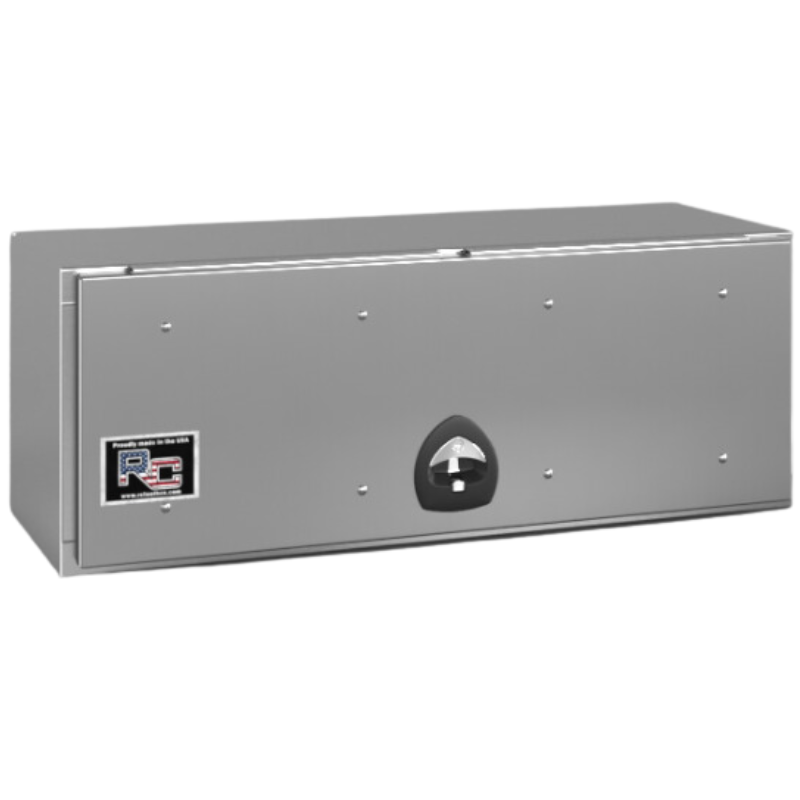 RC Industries Top Mount Tool Box P-Series Smooth Aluminum Box With Stainless Steel Door