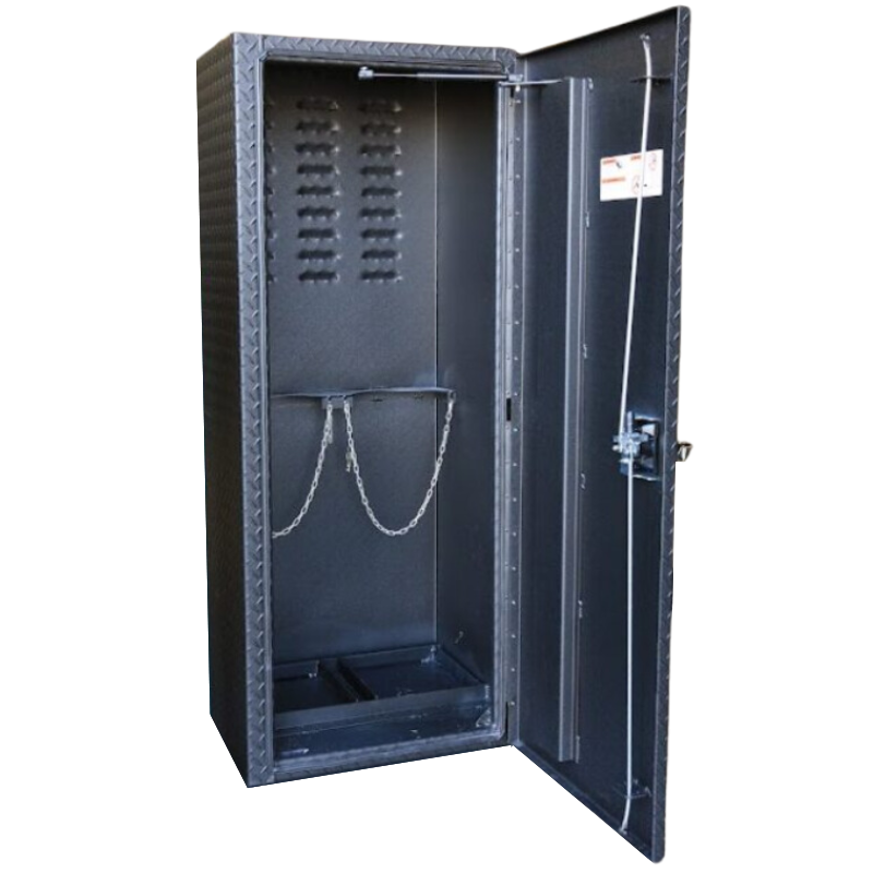 RC Industries Tank Storage Box Side Swinging Door .125 Diamond Tread Aluminum