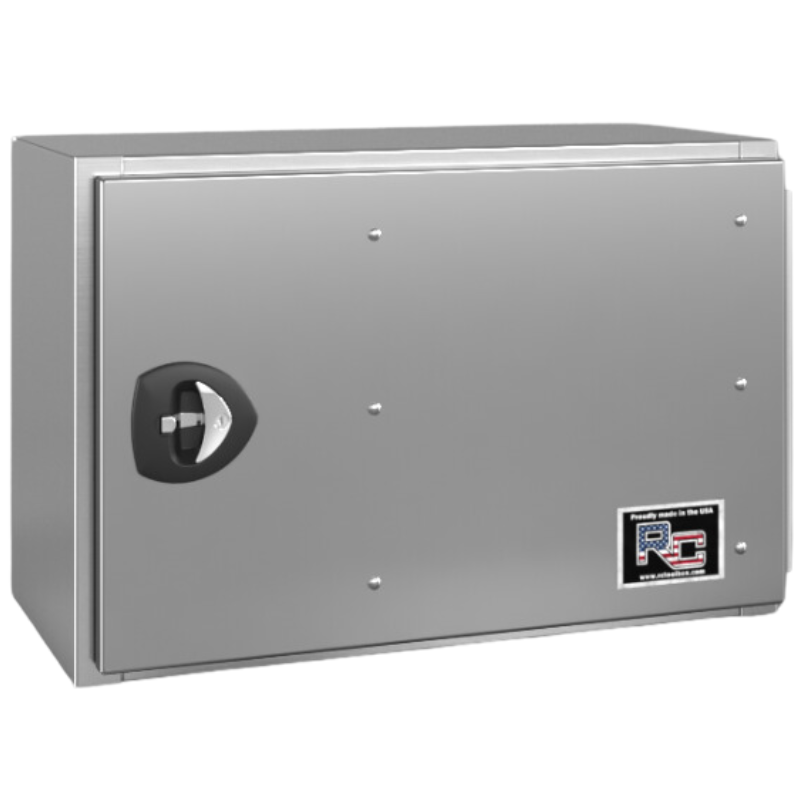 RC Industries Underbody Tool Box V-Series .125 Aluminum Box With Stainless Steel Door