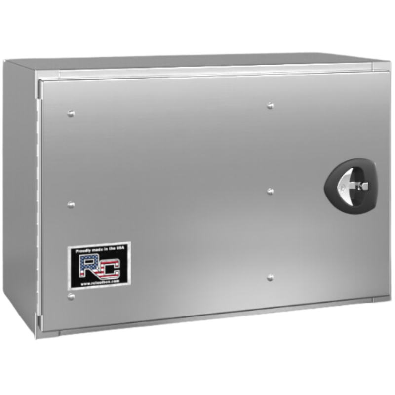 RC Industries Underbody Tool Box V-Series .125 Aluminum Box With Stainless Steel Door