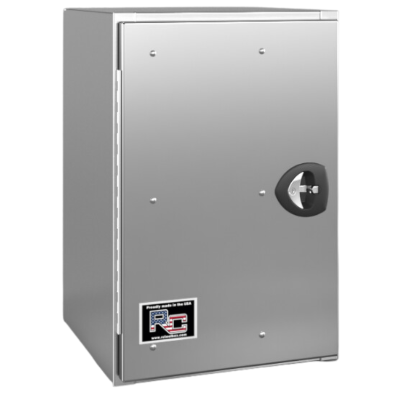 RC Industries Underbody Tool Box V-Series .125 Aluminum Box With Stainless Steel Door