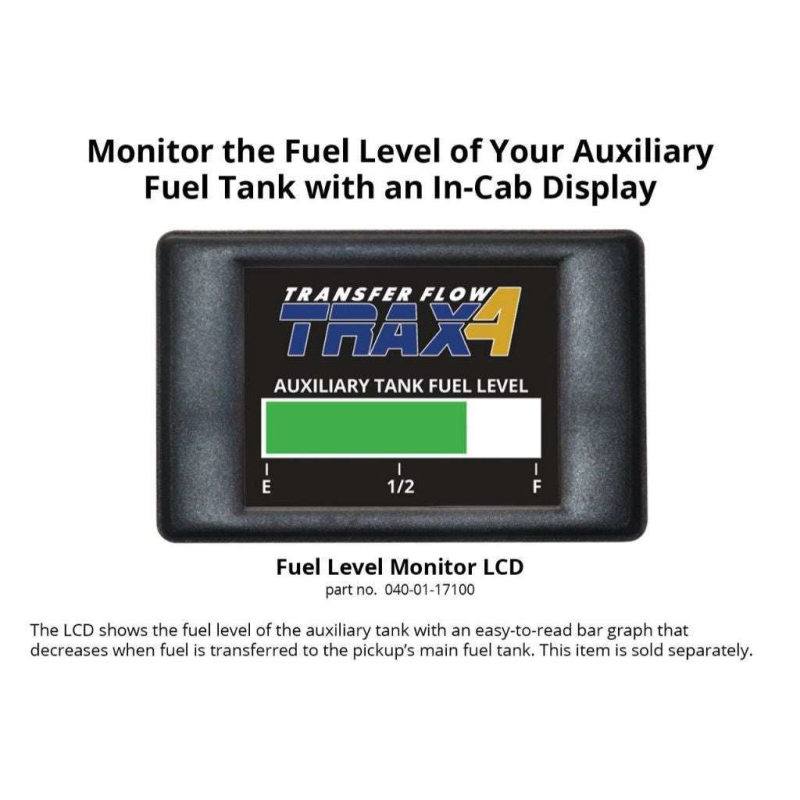 Transfer Flow 37 Gallon In-Bed Auxiliary Diesel Fuel Tank System - TRAX 4 Model 0800116180